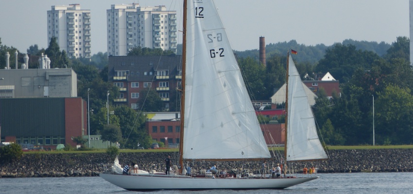 Segelboot auf der Hörn